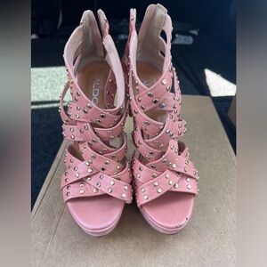 Pink Aldo High Heels Size 6.5W